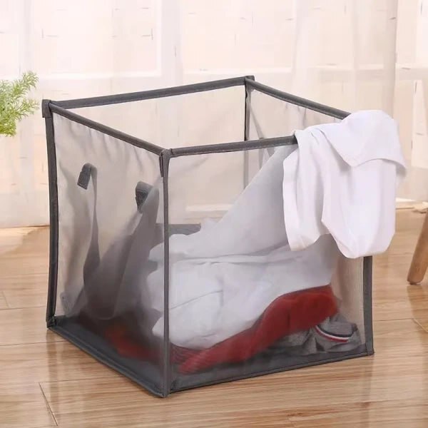 TRAVEL FOLDABLE LAUNDRY STORAGE BASKET
