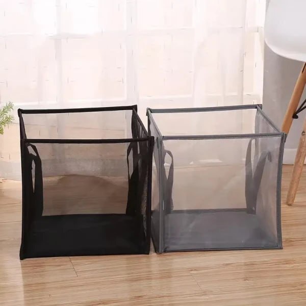 TRAVEL FOLDABLE LAUNDRY STORAGE BASKET