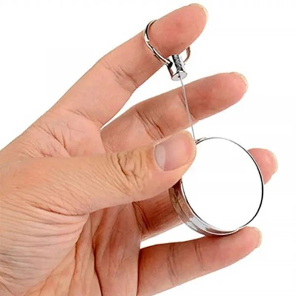 RETRACTABLE KEY CHAIN RING