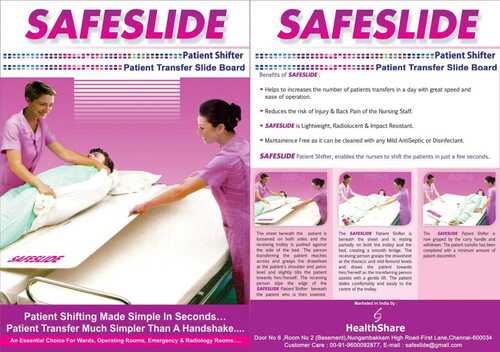 Patient Shifter - White, Durable Material | Suitable for Women and Men, Ideal for Safe Patient Movement