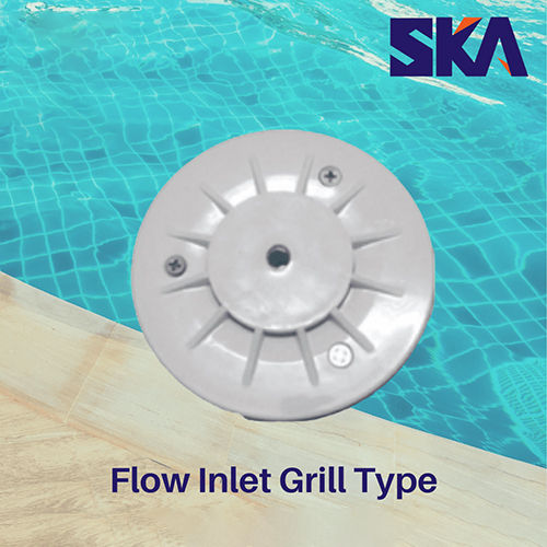 White Ska-003 Grill Type Flow Inlet