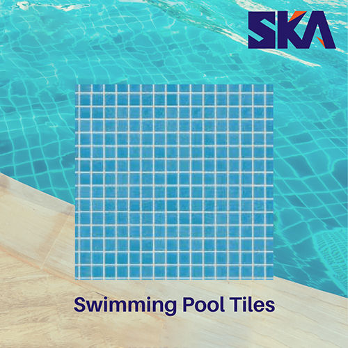 Square Edge Ceramic Swimming Pool Tiles