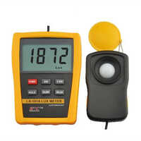Digital Lux Meter - Plastic Body, 100x60x27mm Size, Yellow Color | Data Hold, Auto Power Off, Peak Hold (lx-102a)