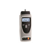 Testo 470 - Plastic Body, 175x60x28 Mm, Silver Color | Digital Rpm Tachometer With Battery Operation, Measures Speeds & Lengths, Stores Max/min/mean Values, Includes Reflective Markers And Transport Case