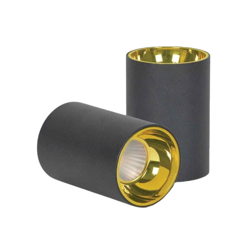 Suspended Cylindrical Spot Light - Metal/Glass Various Sizes and Light Colors | Energy-Efficient Modern Design for Commercial Spaces