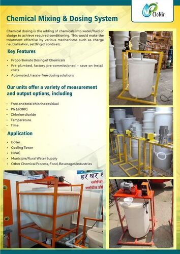 Chemical Mixing & Dosing System in WTP, ETP, ETP