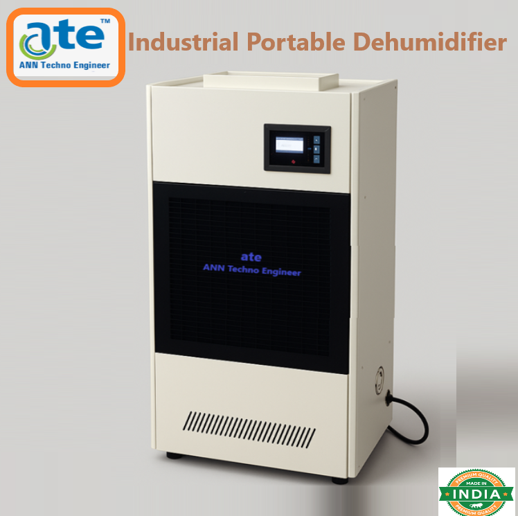 Industrial Refrigerant Dehumidifier 200 L-Day - Color: Black  And White