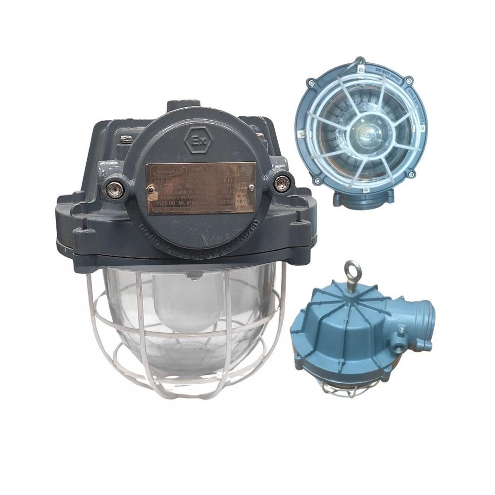 60 Watt Flameproof Led Well Glass Light Cimft Peso Bis Certified - Color: Smoke Grey Epoxy Shade 631 As Per Is-5