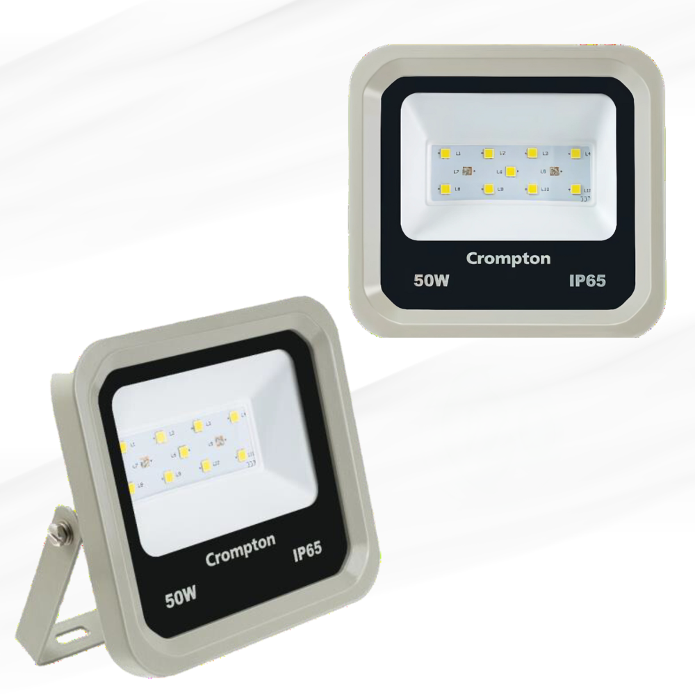 Crompton 50W Rover Neo Pro Flood Light TFS-521-50-57-NL-SL-GL-NSG