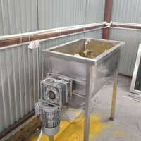 2hp Three Phase U Type Batch Mixer - Stainless Steel, Customized Size | Semi-automatic Operation, Warranty Included, User-friendly Design