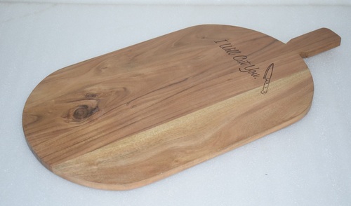 30 Inch Wooden Chopping Board With Original Finish