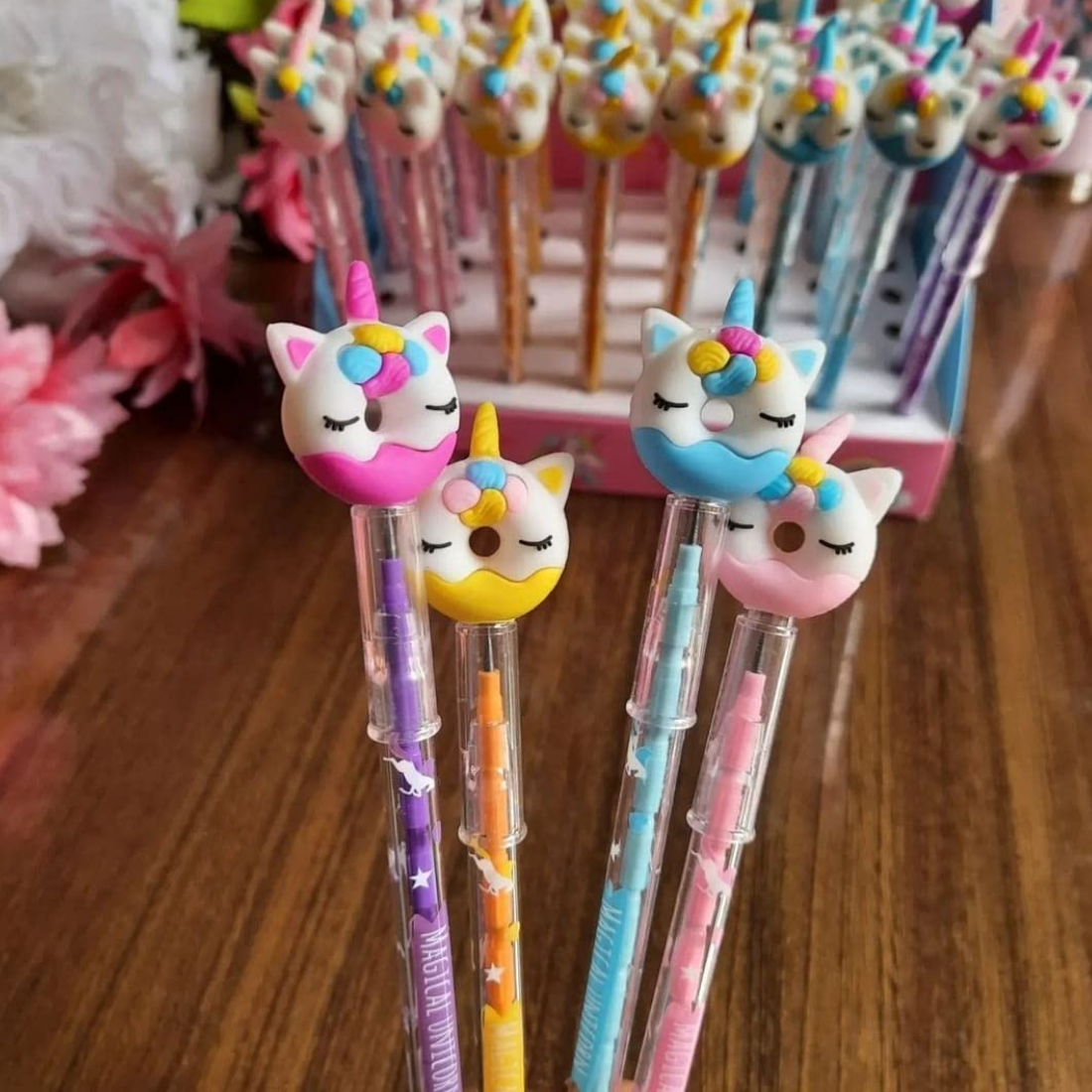 Donut pencil