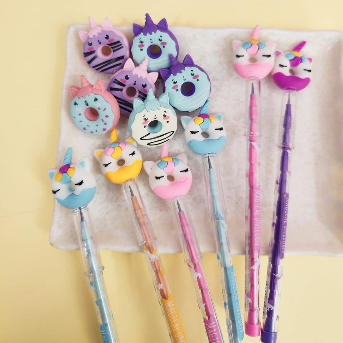 Donut pencil