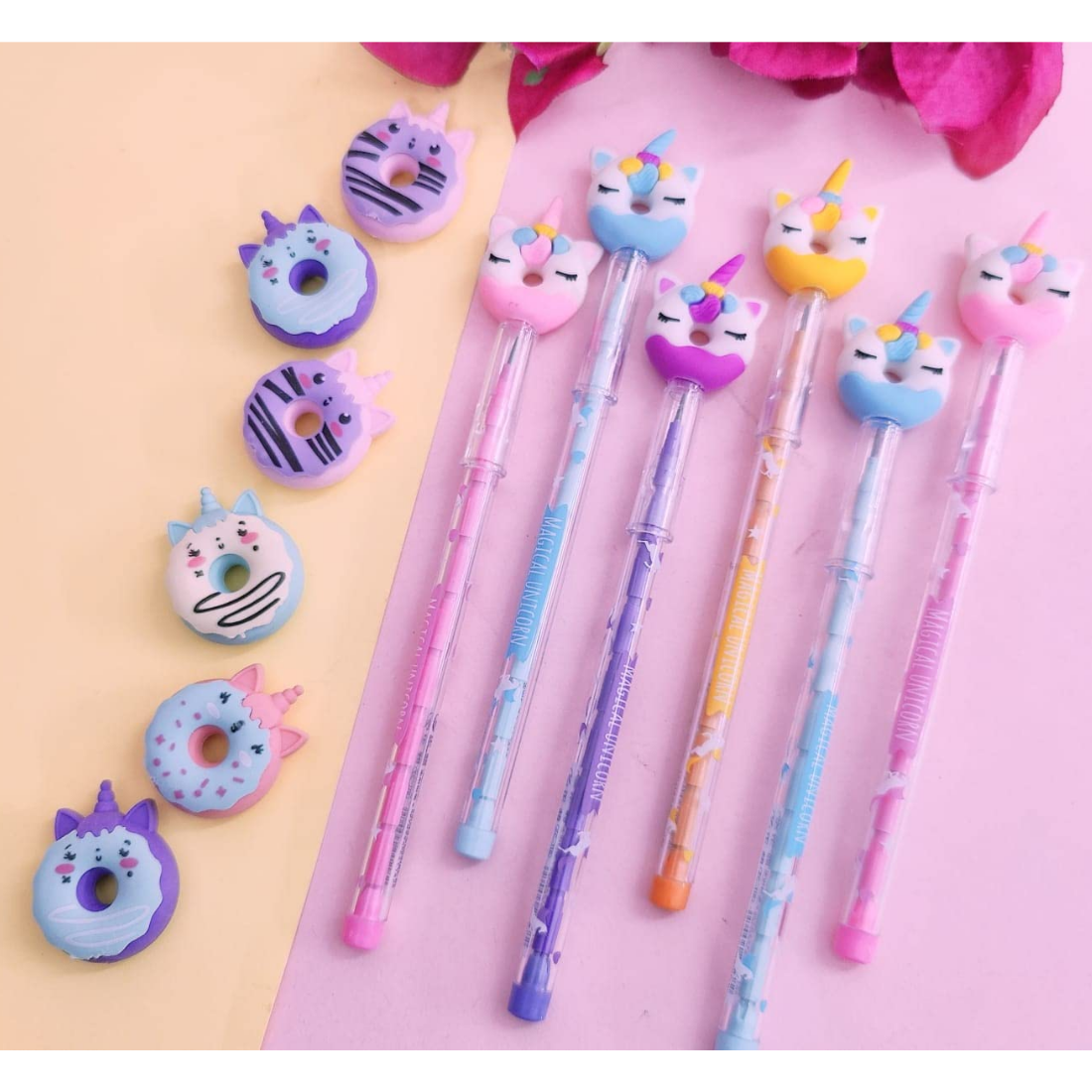 Donut pencil