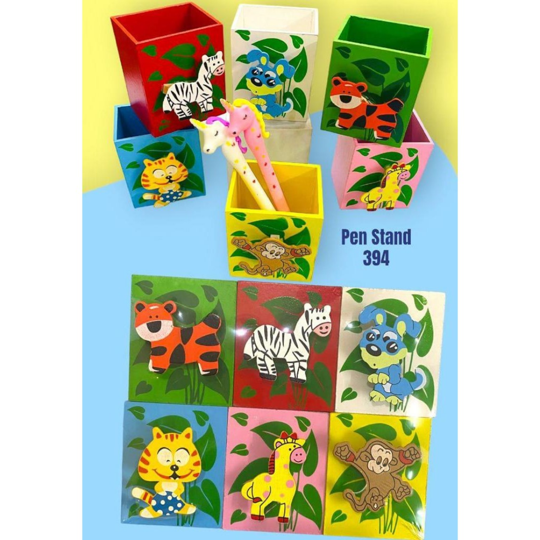 Animal shape pen stand