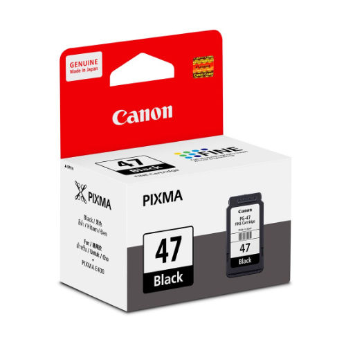 Canon Pg47 Black Ink Cartridge Size: Standard