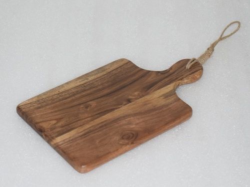 Mango Wooden Chopping Board With Twine Jute