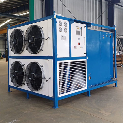 Industrial Air Cooled Chiller 10 Ton - Cooling Coil Material: Copper