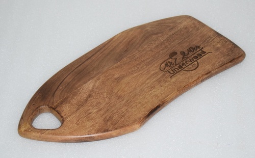 16 Inch Wooden Chopping Board With Natural Finish