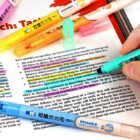 Eraseable highlighter pen