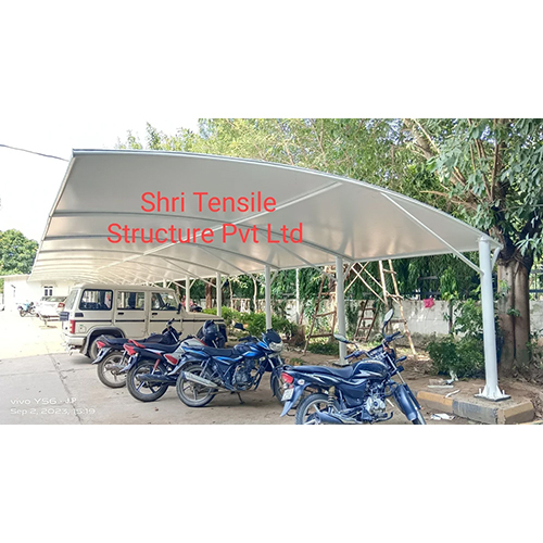 Tensile Bike Parking Structure