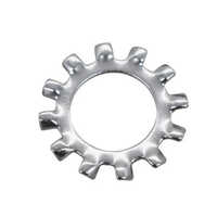 Mild Steel Multi Tooth Washer - Mild Steel, Different Sizes, Silver Color | Round Shape For Industrial Applications