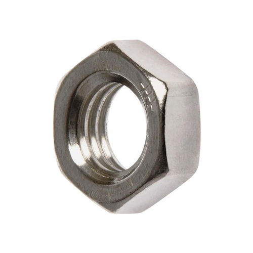 Silver Mild Steel Thin Hex Nut at Best Price in Ludhiana | United Nut ...