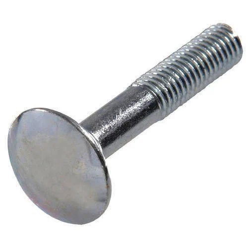 14mm Mild Steel Silver Carriage Bolt