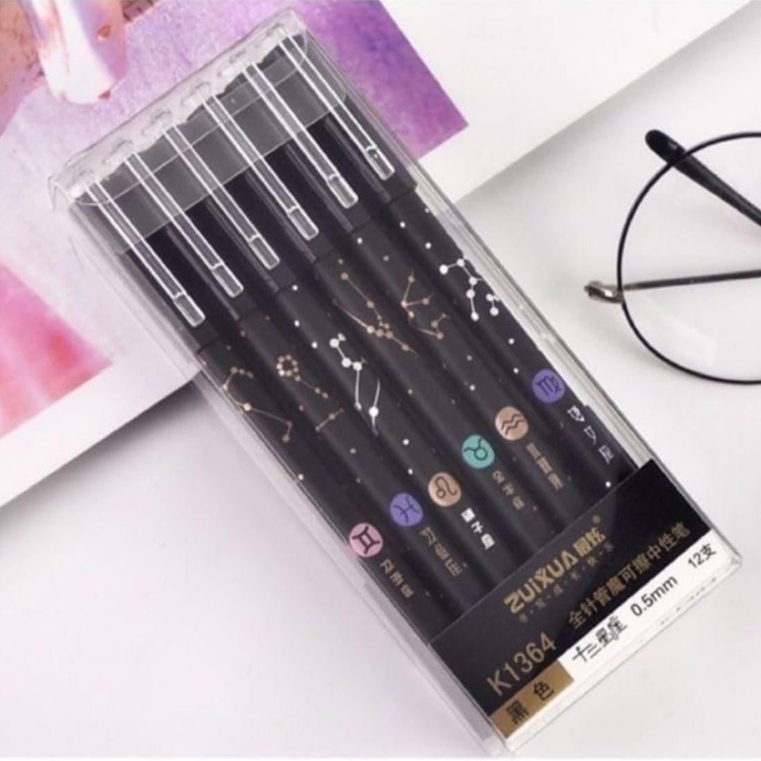 Black Print Eraseable Pen