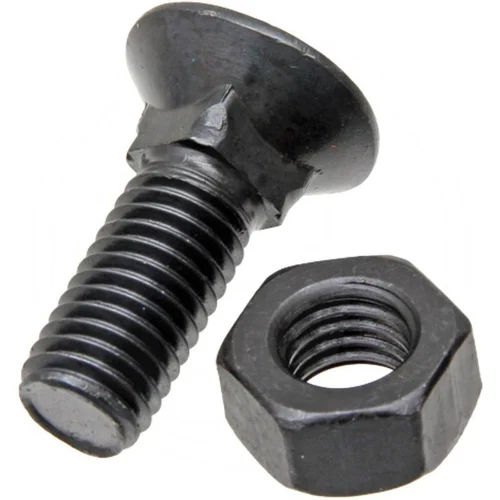 Black Stainless Steel Plow Bolt