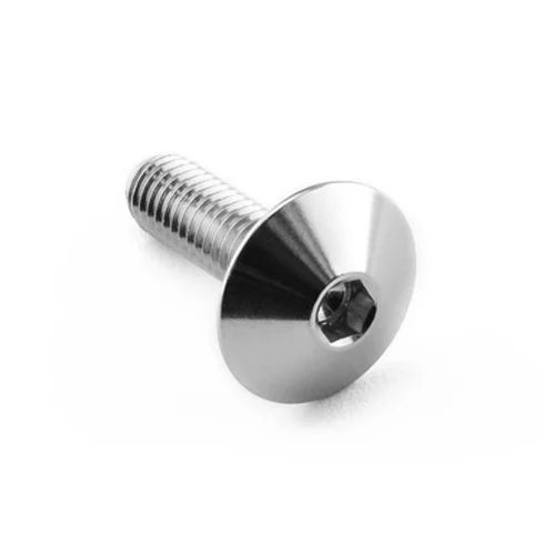 Silver Mild Steel Socket Head Machine Screw