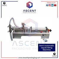 Semi-automatic Liquid Filling Machine - Single Head | 880x230x665mm, White, 40-50 Pcs/min, Eco-friendly, High Efficiency, Low Noise, Energy Efficient