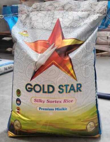 Gold star blue minikit rice
