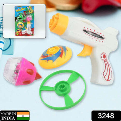 Flash & Sound Super Speed Spinner Gun Set For Kids 3248