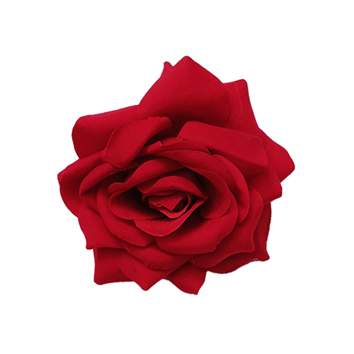 8cm Artificial Velvet Rose Flower Loose Head