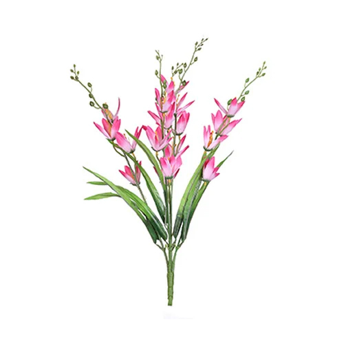 21 Inch Artificial Pink Orchid Flower