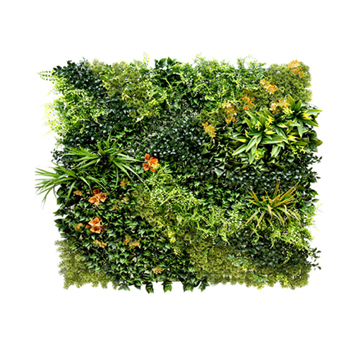 UV Artificial Vertical Mat With Leaves And Flower