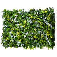 Artificial Rectangle Vertical Wall Covering Grass Mat