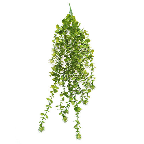 Durable 3 Ft Artificial Eucalyptus Hanging Bush With Ball