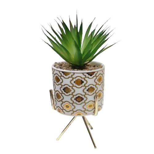 Artificial Aloe Vera Succulent Plant With Ceramic Pot