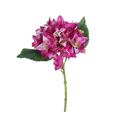 12 Inch Artificial Purple Hydrangea Flower Stick