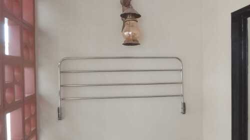 Side wall mounted cloth drying towel rods in Kaveripettai Chennai