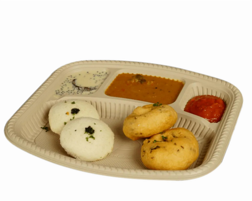 4CP Corn Starch Disposable Meal Tray