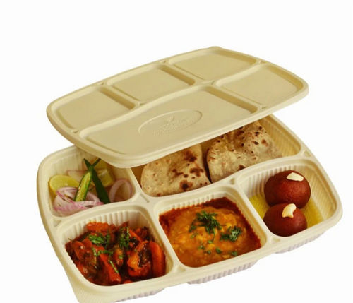 5CP Corn Starch Disposable Meal Tray