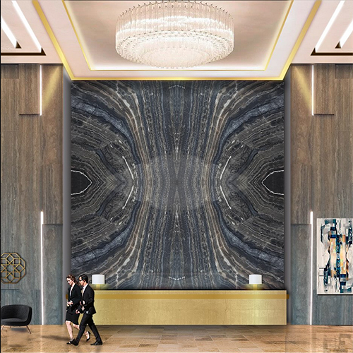 Tobacco Blue Granite Slab
