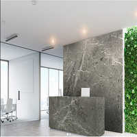 Grey William Marble Stone - Cream Polished Slabs, Custom Sizes With Normal Water Absorption