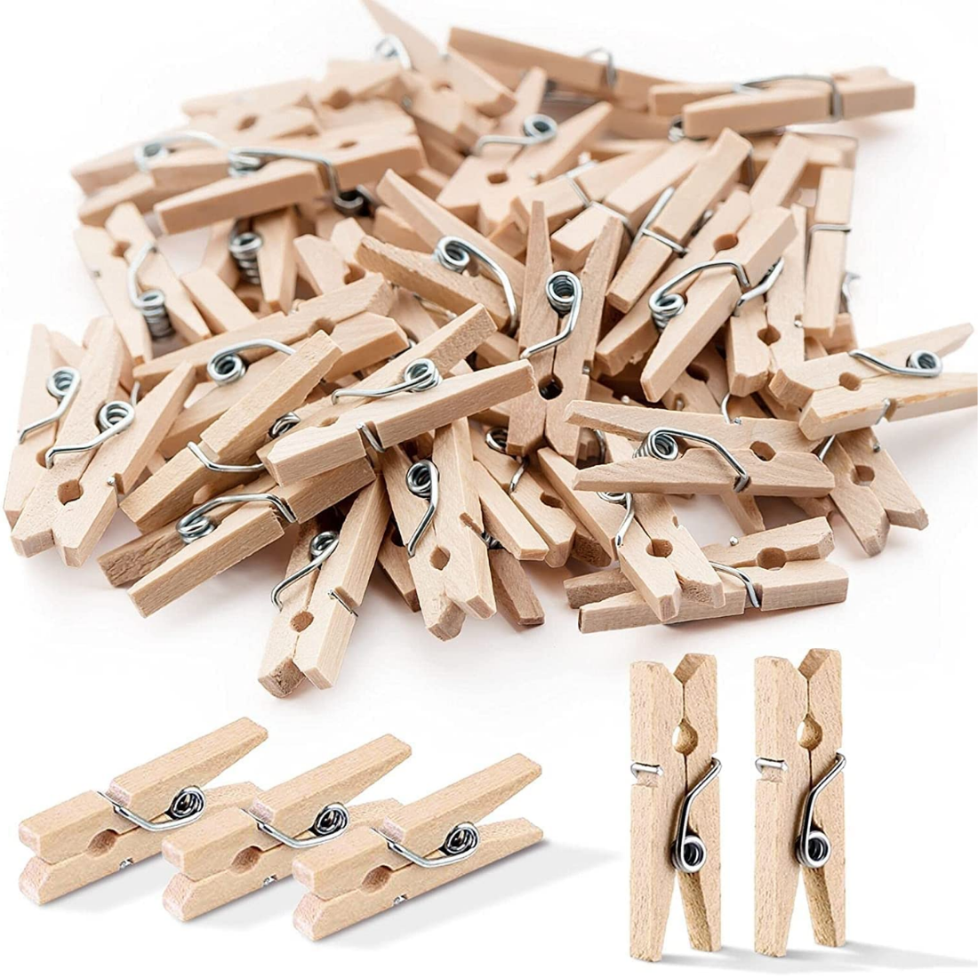 wooden clips