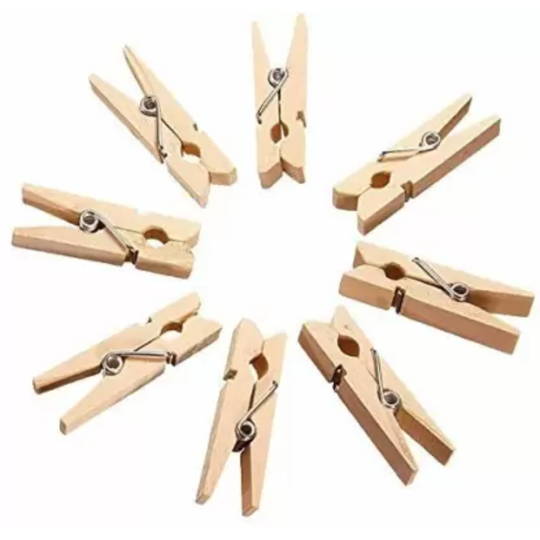 wooden clips