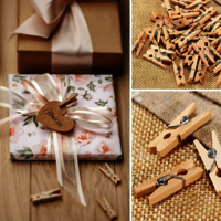 wooden clips