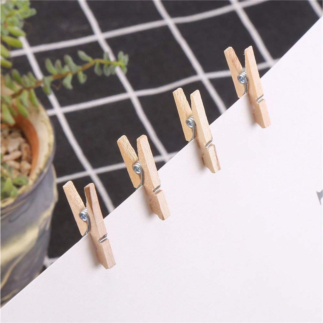 wooden clips